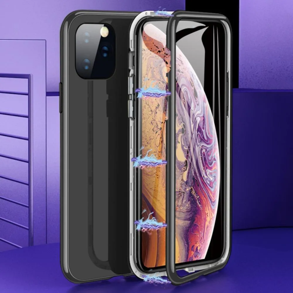 iPhone 11 Electronic Auto-Fit Magnetic Glass Case