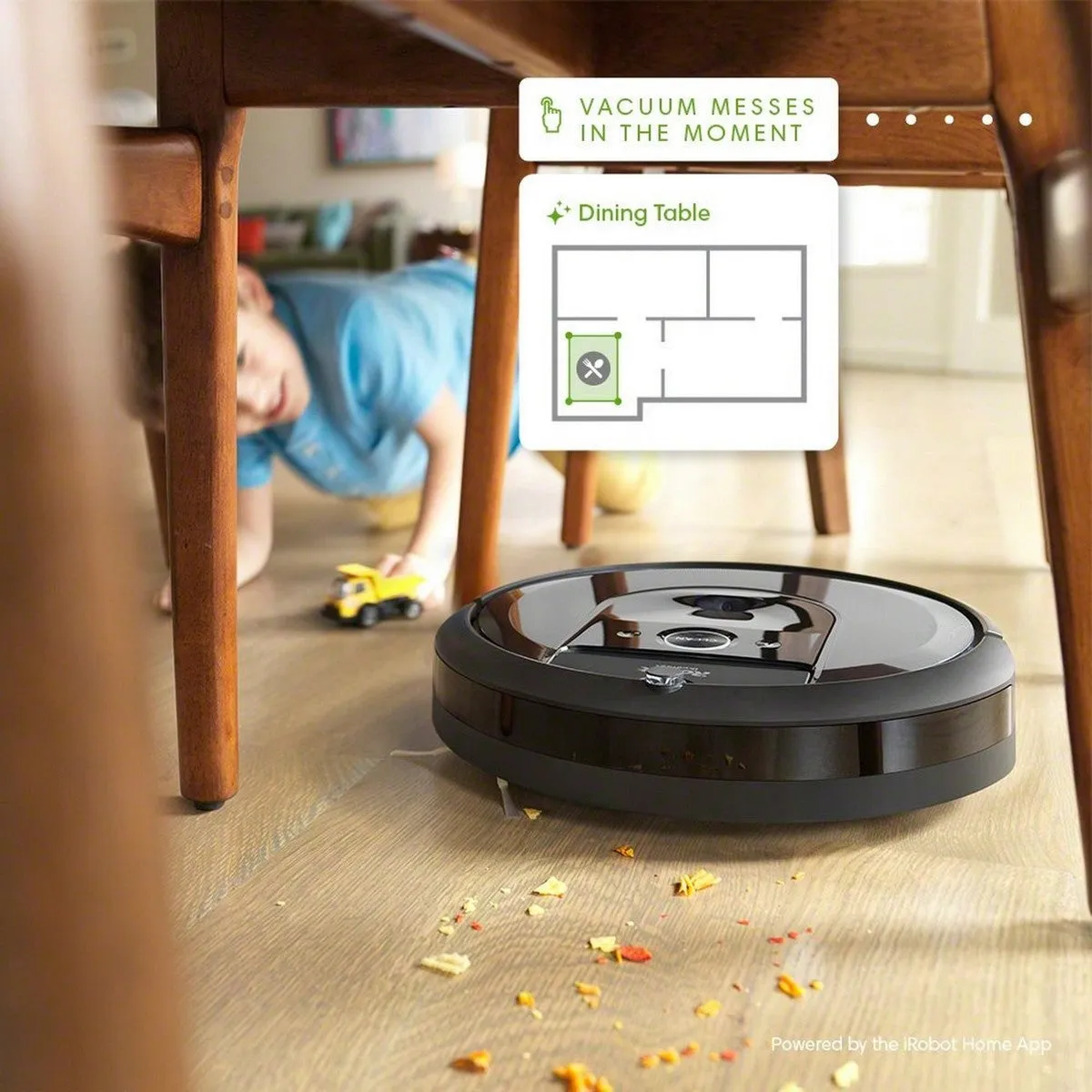 iRobot Roomba i7  Wi-Fi Connected Self-Emptying Robot Vacuum