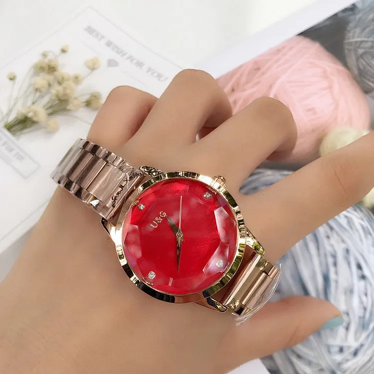 Irregular Mirror Large Dail Women's Watch