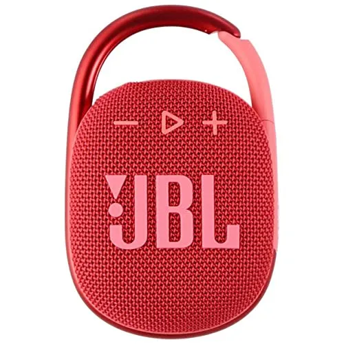 JBL Clip 4 Waterproof Portable Bluetooth Speaker Bundle with Megen Protective Hardshell Case (Blue)