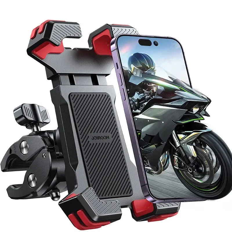 Joyroom Motorcycle Phone Holder Mount Fit For 4.7 - 6.8" Phones 1s Lock Install Bike Phone Holder For Bicycle Scooter ATV/UTV