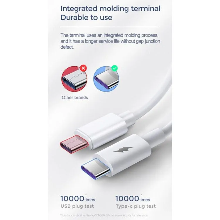 JOYROOM S-1050M7 5A USB-C Super Fast Charging Data Cable - 1m Length