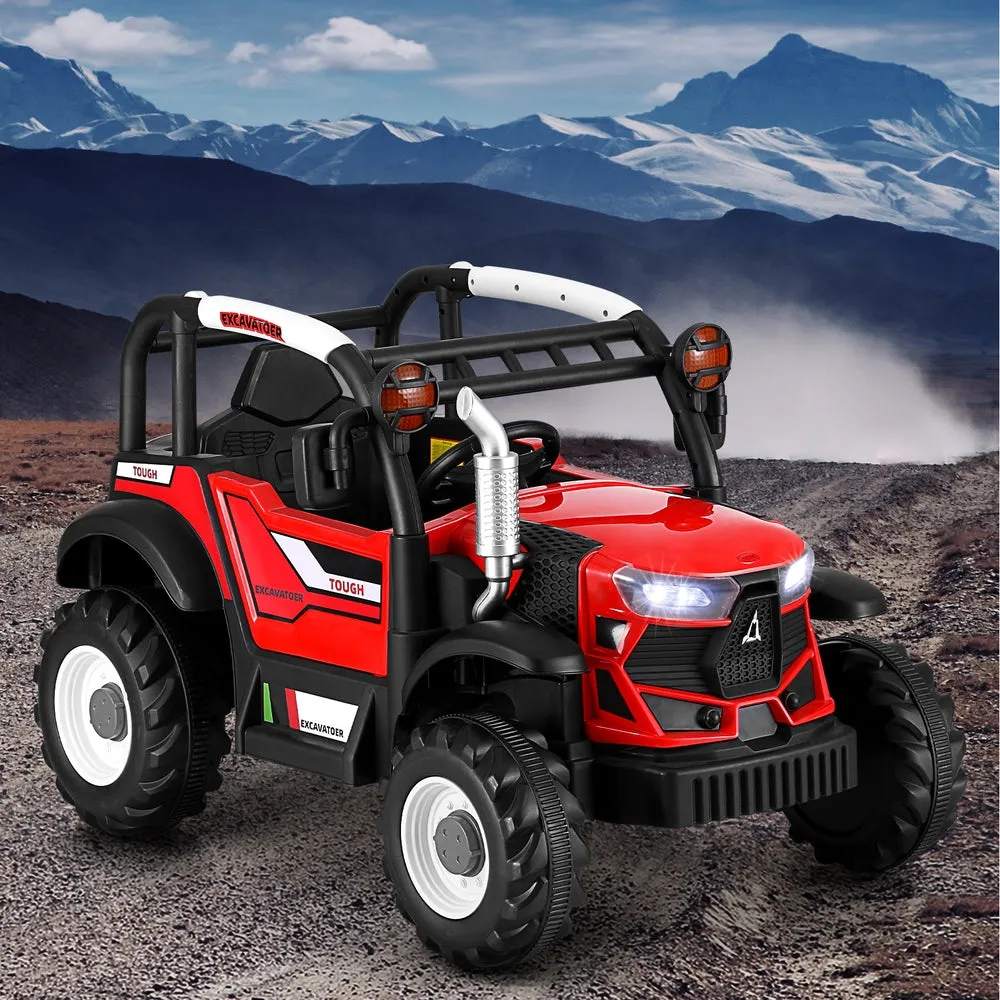 Kids Electric Ride On Car Off Road Jeep Remote 12V - Red