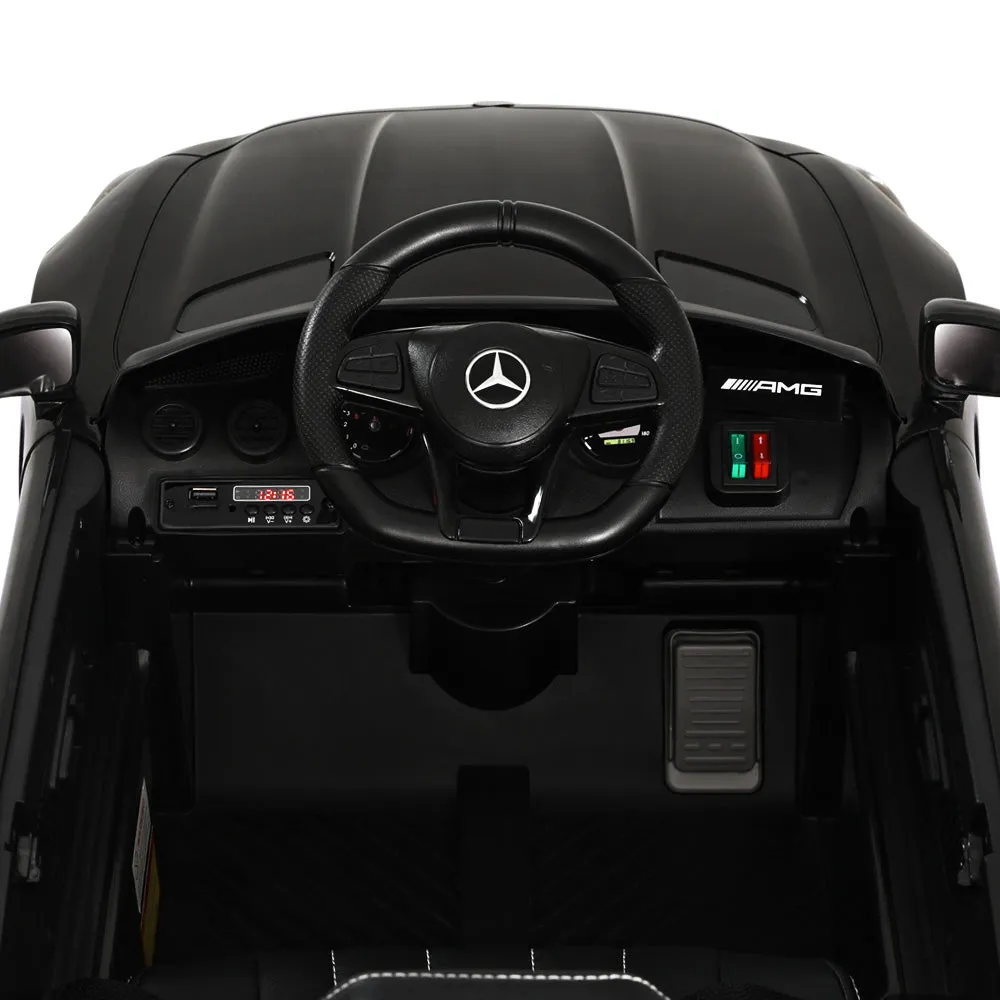 Kids Ride On Car Mercedes-Benz AMG GTR Electric Toy Cars 12V - Black