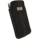 Krusell Luna Black Size M Leather Pouch