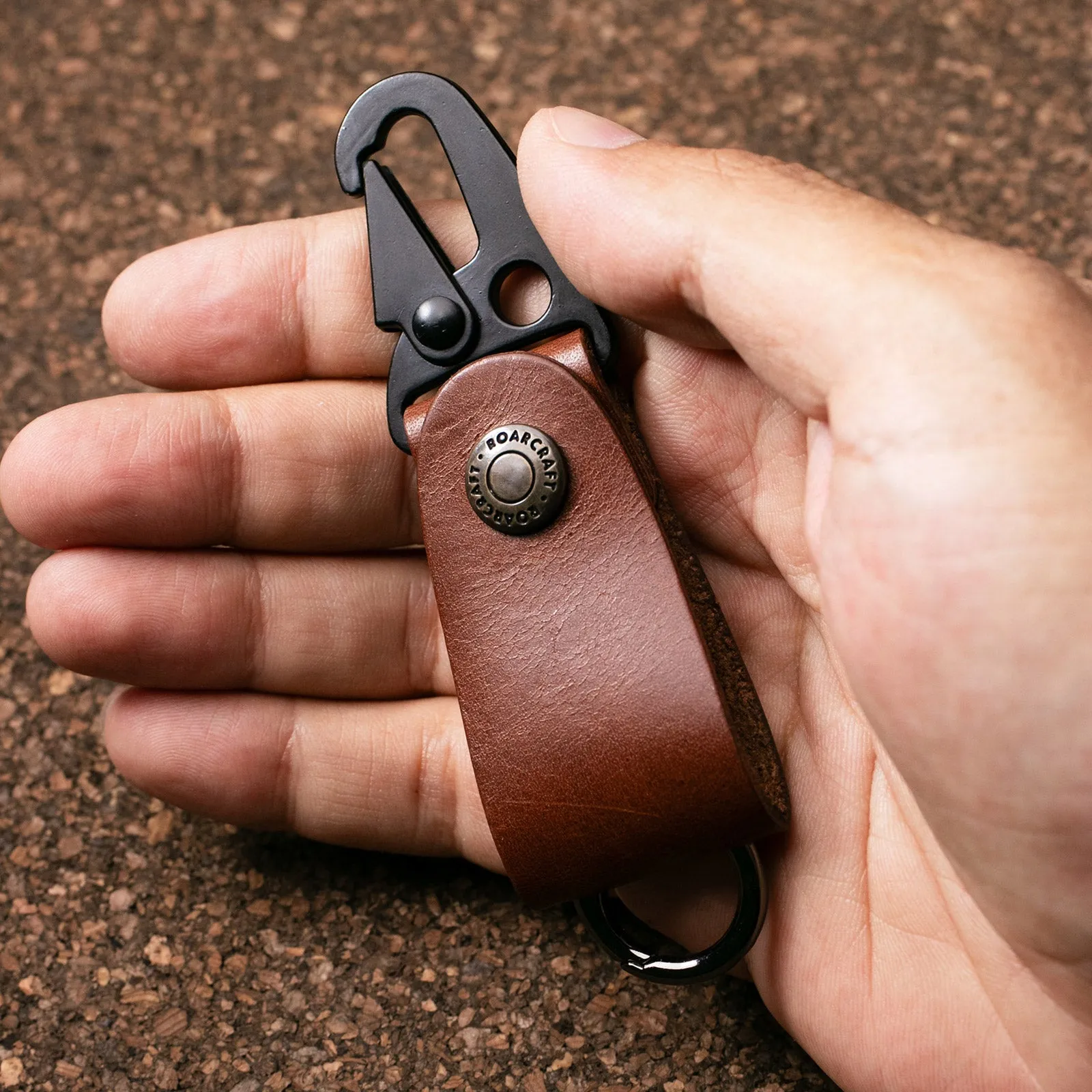 Leather Key Holder - Carabiner