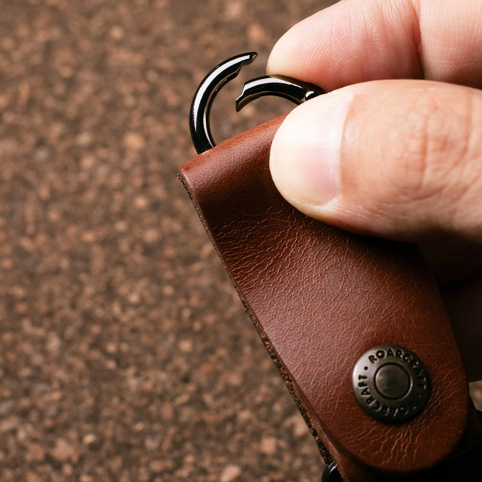 Leather Key Holder - Carabiner