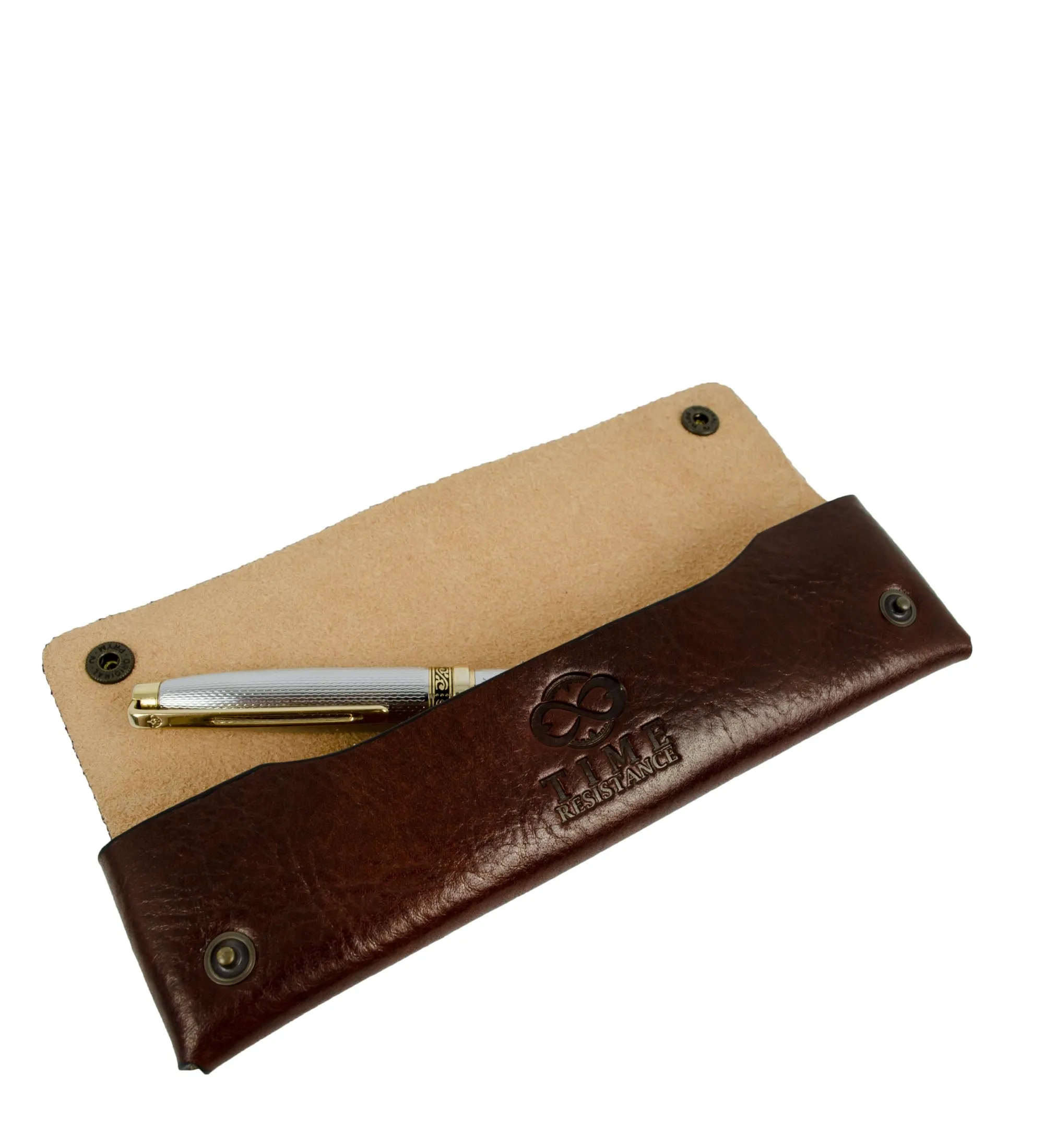 Leather Pen Case Holder for Women - Appointment in Samarra