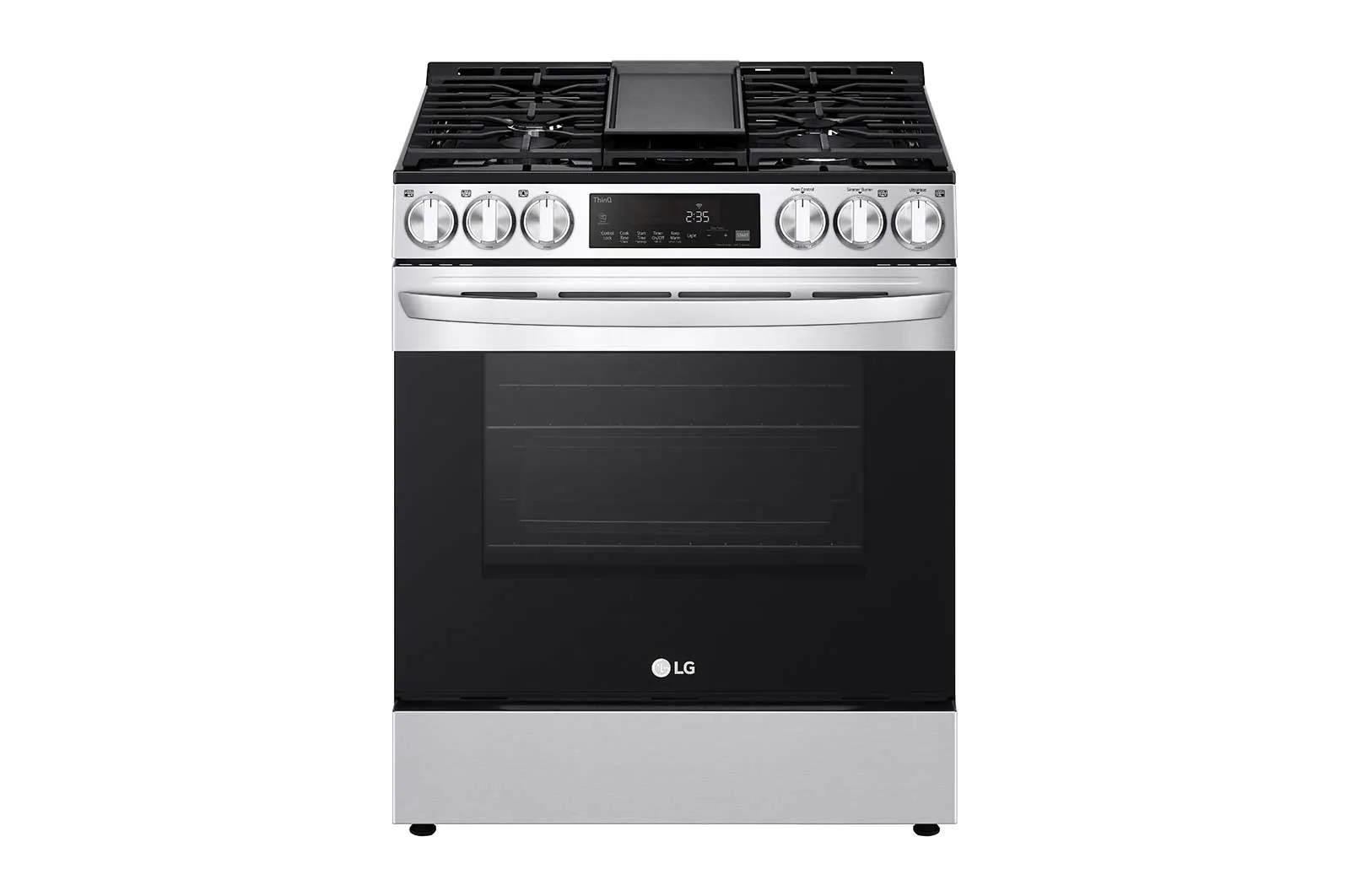 Lg LSGL5833F 5.8 cu ft. Smart Wi-Fi Enabled Fan Convection Gas Slide-in Range with Air Fry & EasyClean®