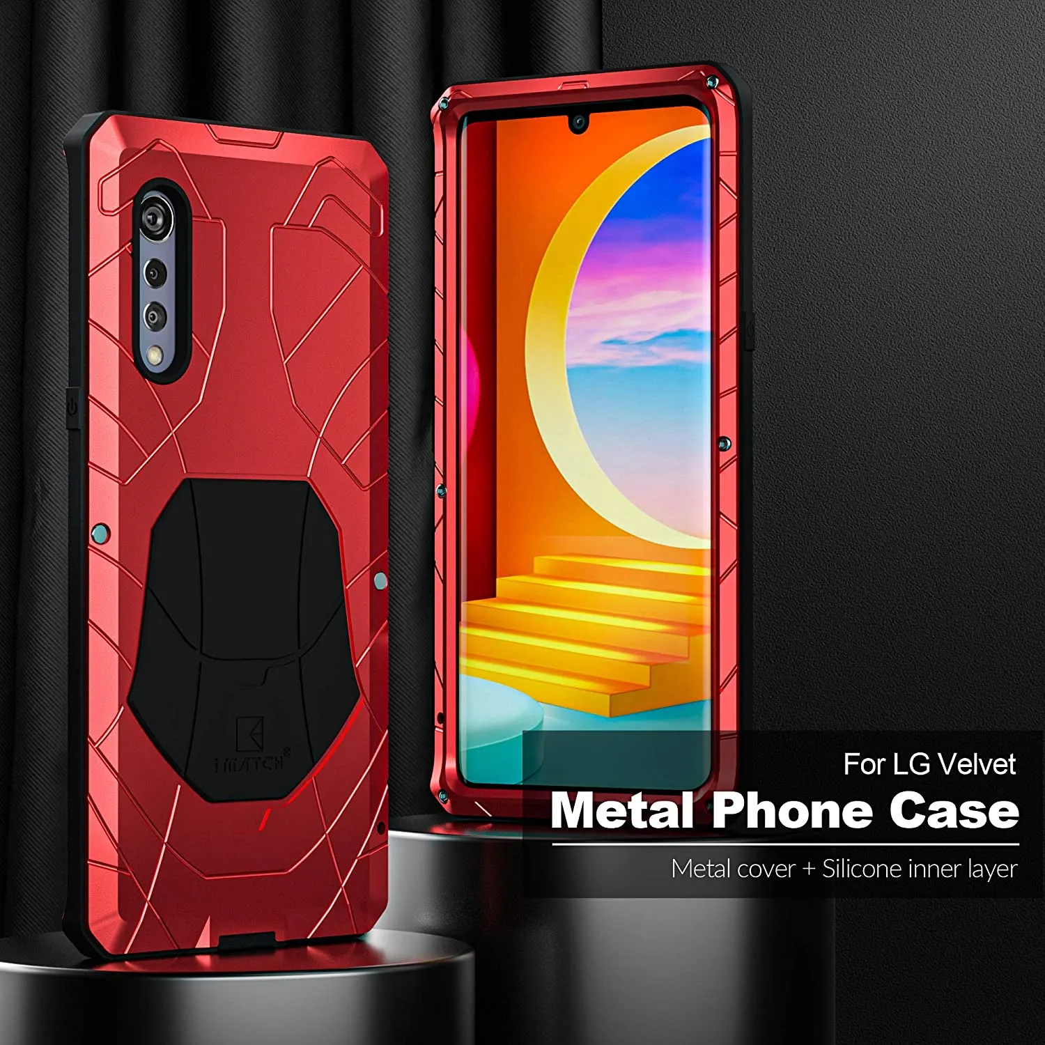 LG Velvet Aluminum Gorilla Case | Aluminum Metal LG Velvet Case