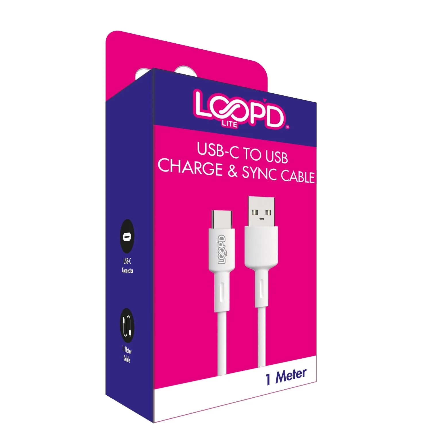 LOOPD LITE USB To USB Type-C Cable - 1 Meter