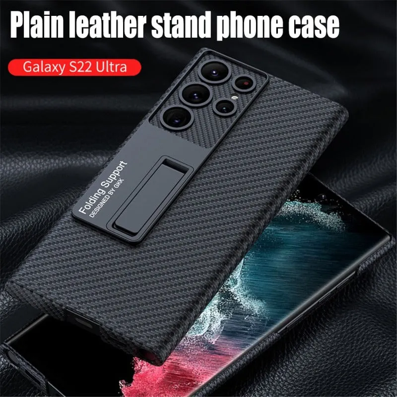 Luxury Ultra-thin Leather Phone Case Shockproof For Samsung Galaxy 23