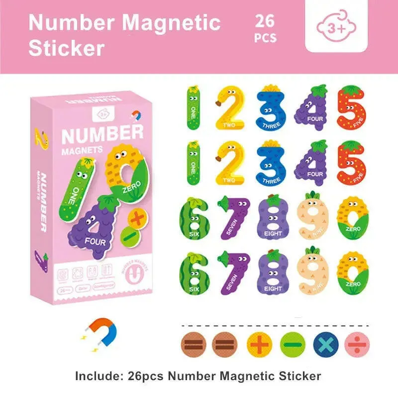 Magnetic Fridge Letters And Numbers For Kids