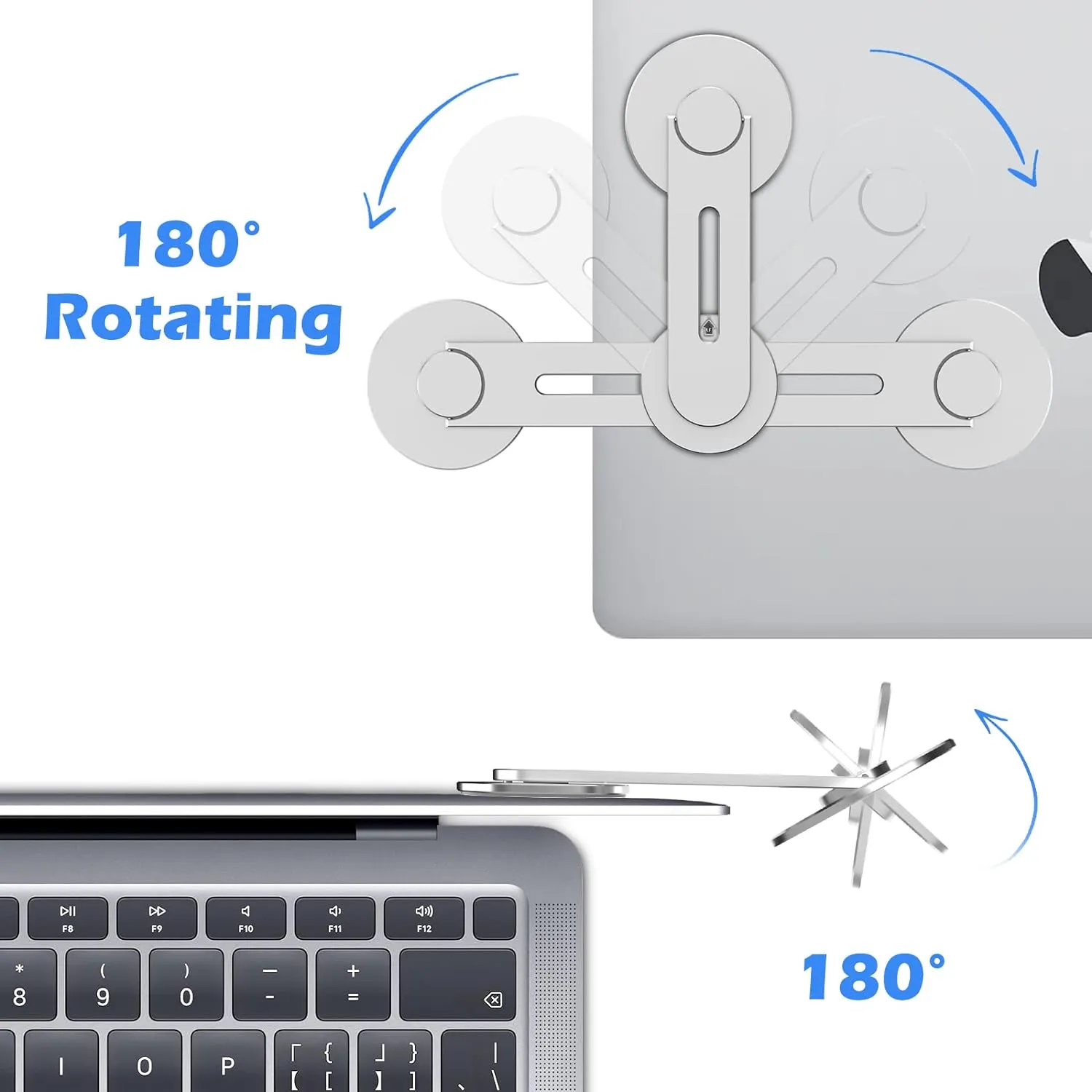 Magnetic Laptop Phone Holder Compatible with Magsafe iPhone