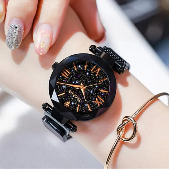 Magnetic Starry Sky Female Wristwatch