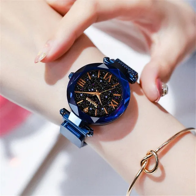 Magnetic Starry Sky Female Wristwatch