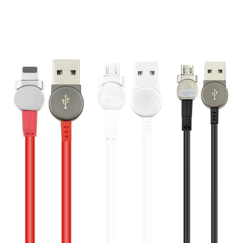 Magnetic USB Type C  LED Indicator Magnet Charger Cable