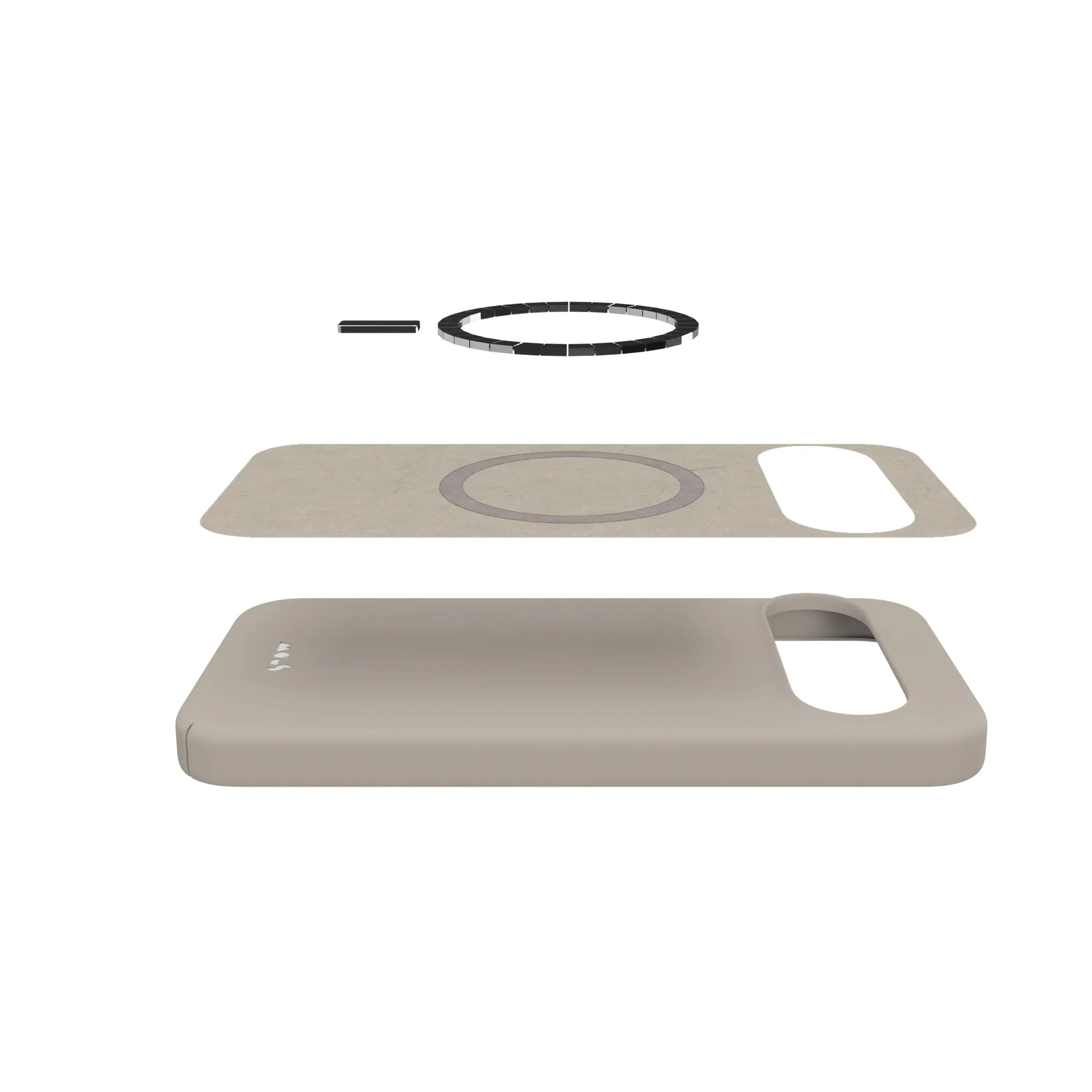 MagSafe® Compatible Warm Taupe Phone Case - Super Thin