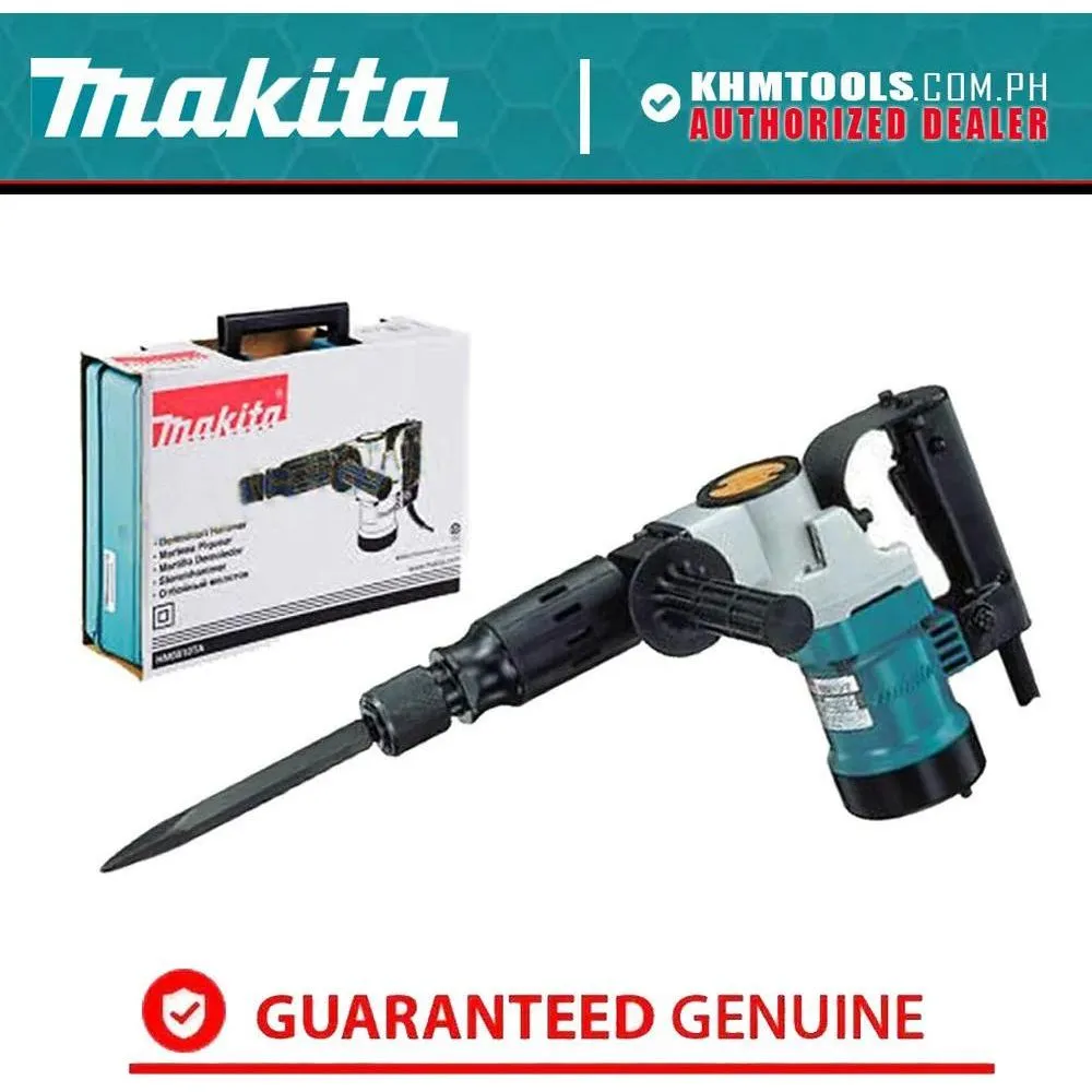 Makita HM0810TA Demolition Hammer / Chipping Gun 17mm Hex 7.6J