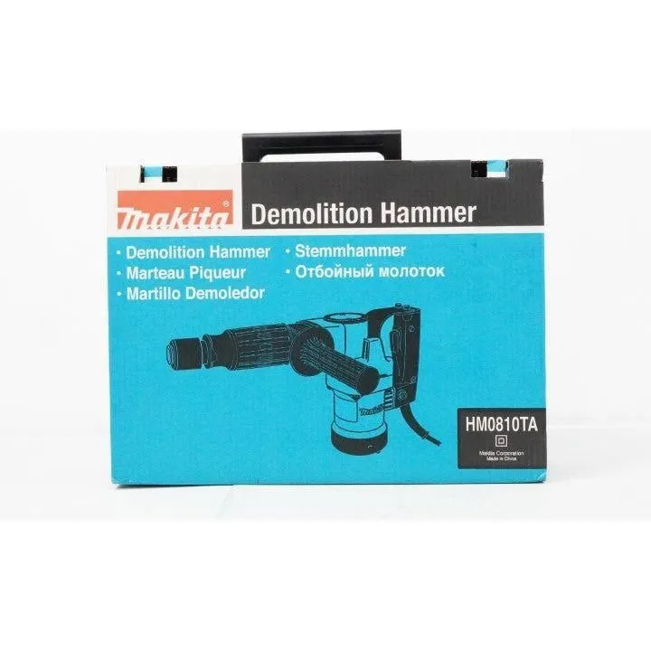 Makita HM0810TA Demolition Hammer / Chipping Gun 17mm Hex 7.6J