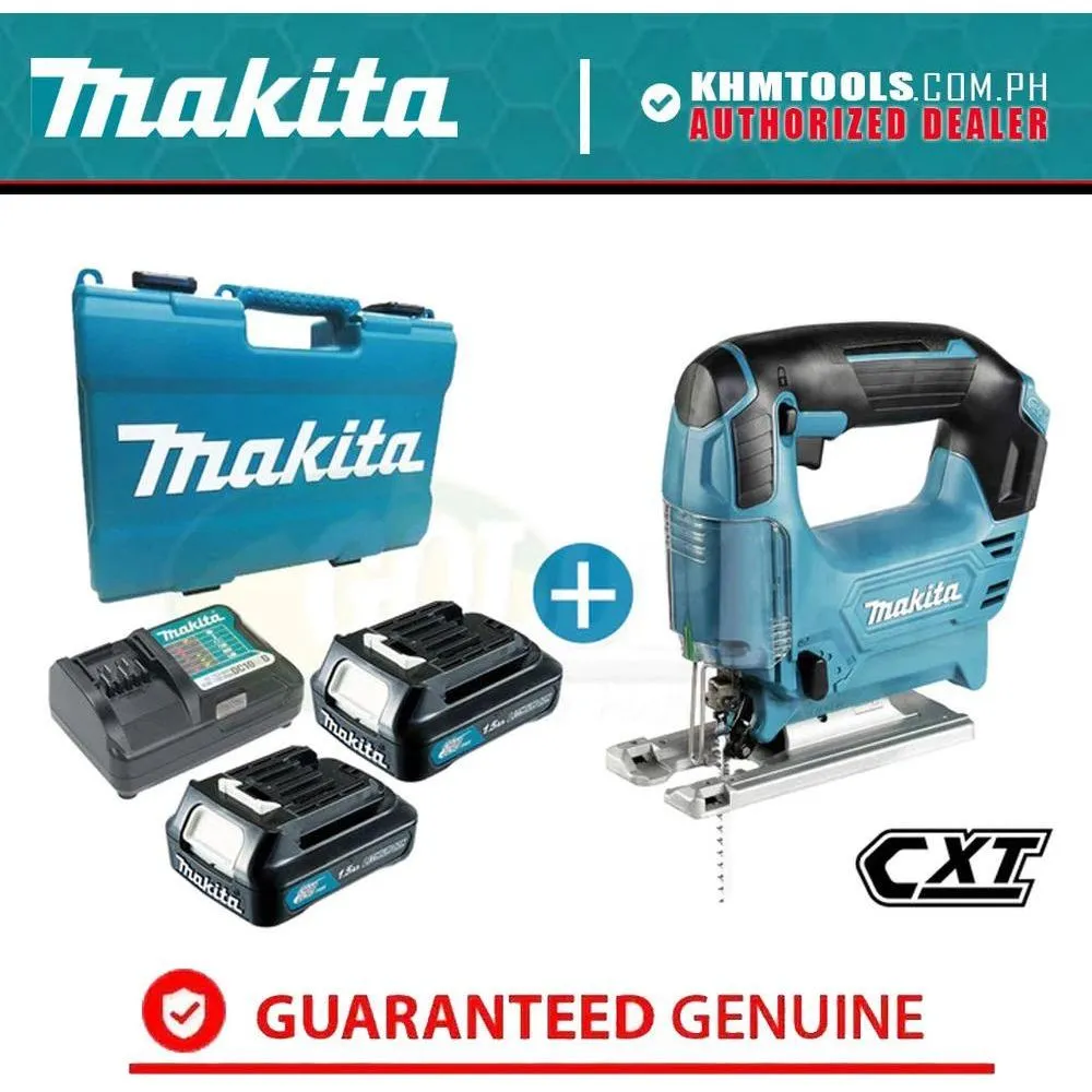 Makita JV101DWYE 12V Cordless Jigsaw (CXT-Series)