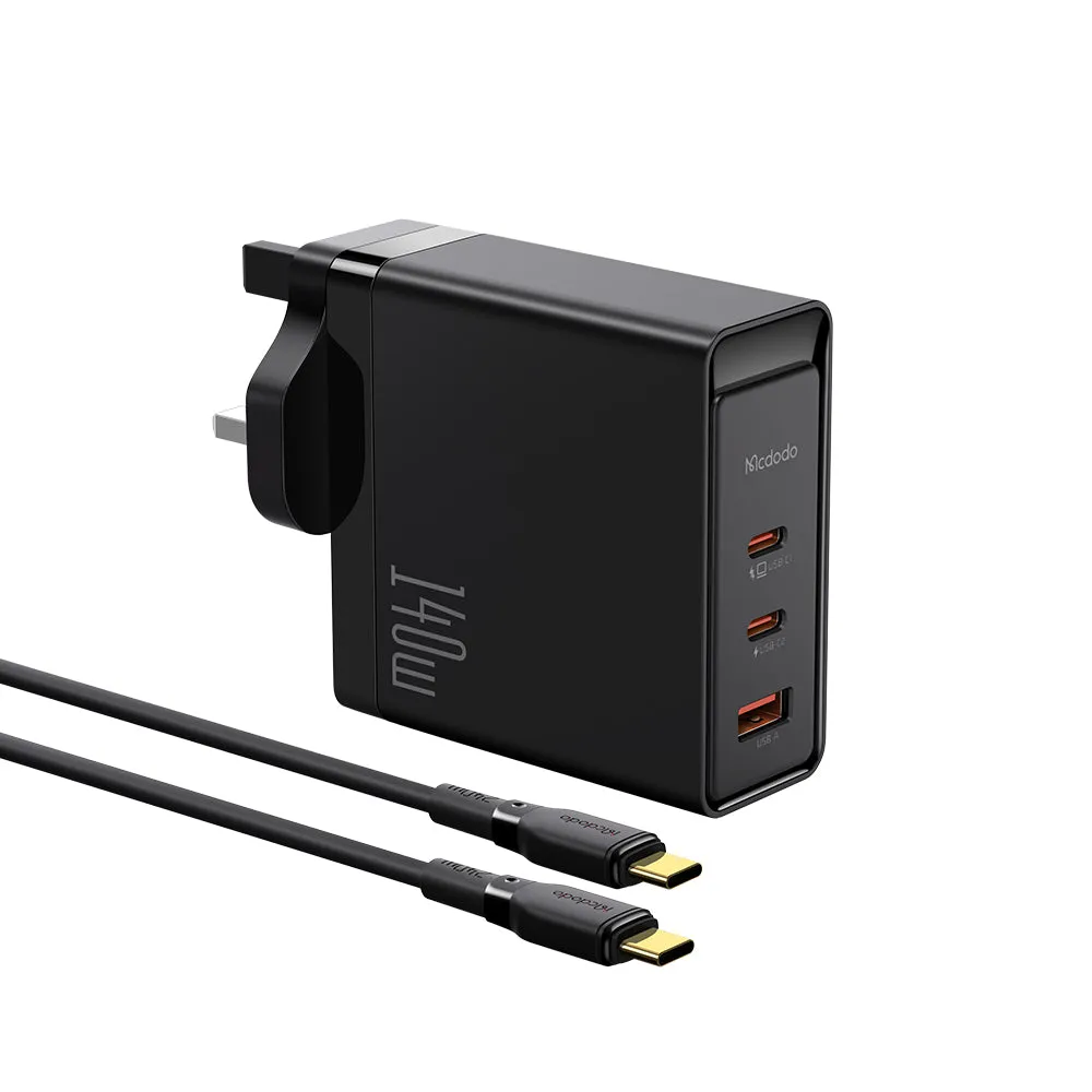 Mcdodo CH-290 | 140W PD Fast Charger | Triple Ports (Type-C & USB)