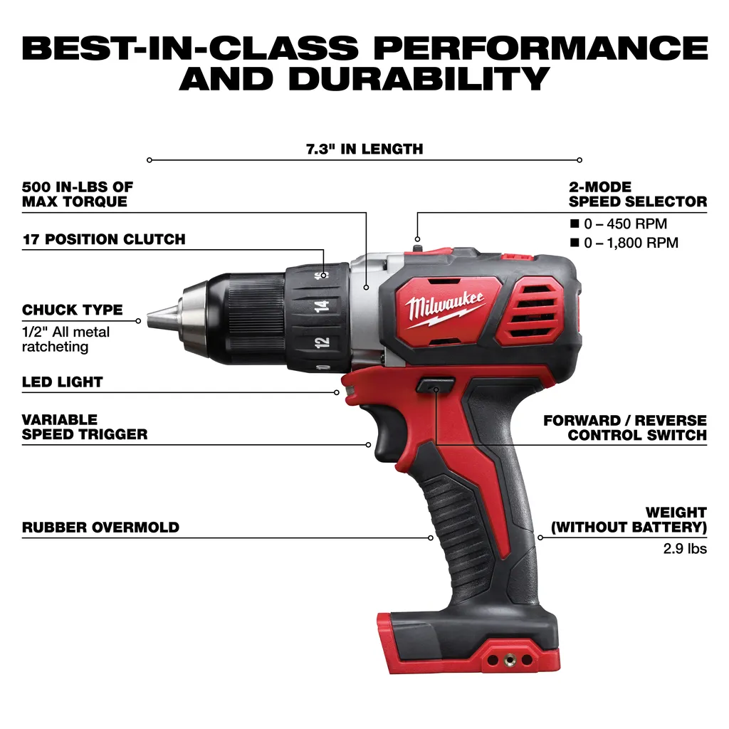 Milwaukee M18 Cordless Lithium-Ion 2-Tool Combo Kit