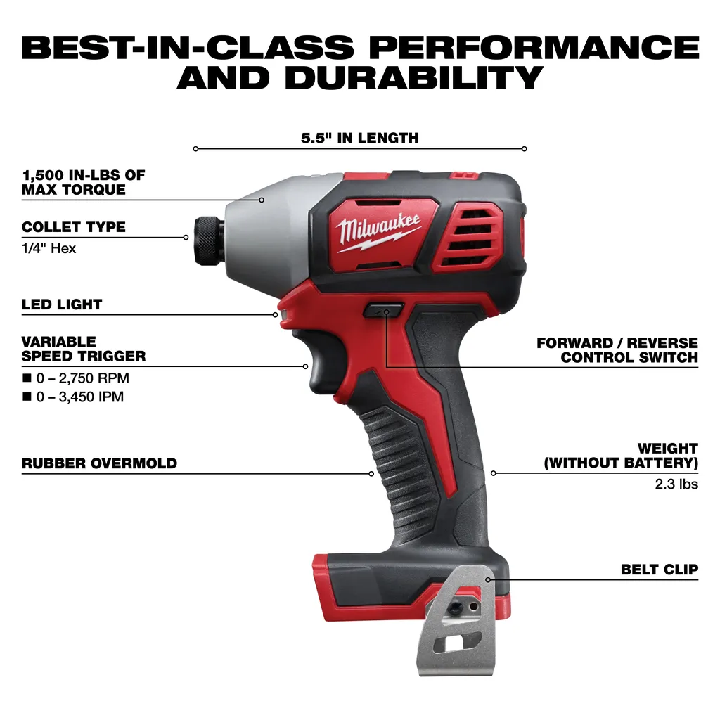 Milwaukee M18 Cordless Lithium-Ion 2-Tool Combo Kit