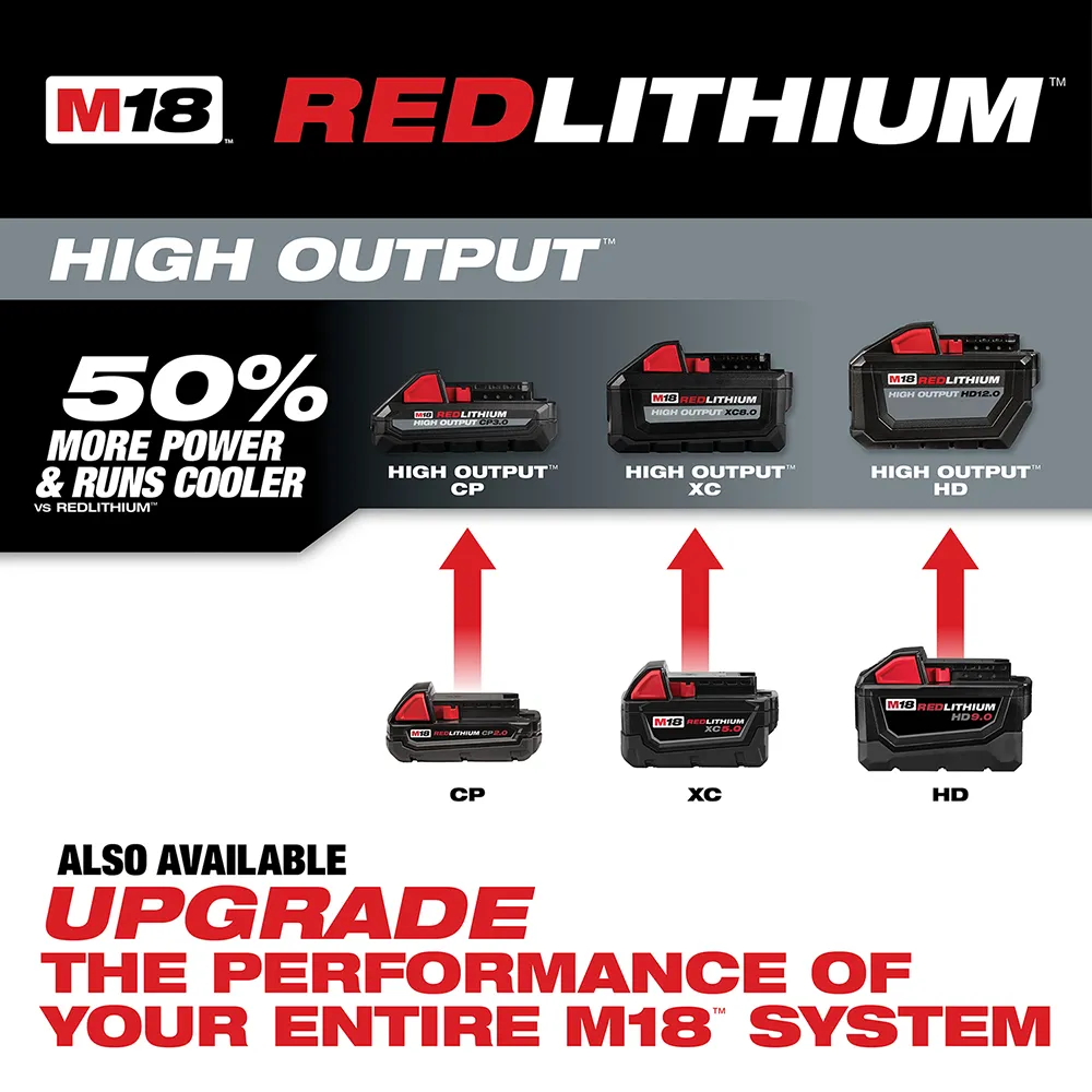 Milwaukee M18 Cp3.0 Battery Red Lithium High Output