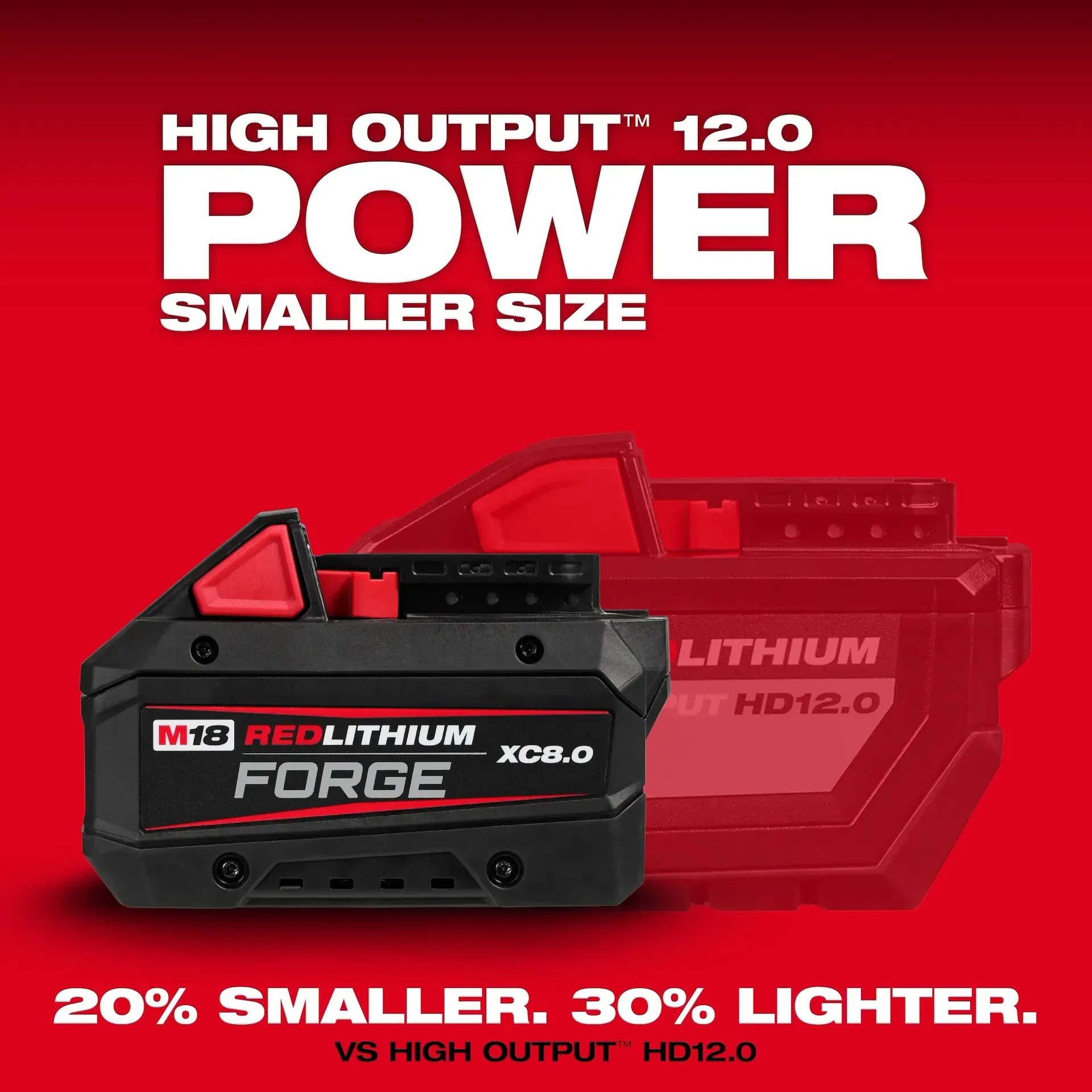 Milwaukee M18 REDLITHIUM FORGE XC8.0 Battery Pack