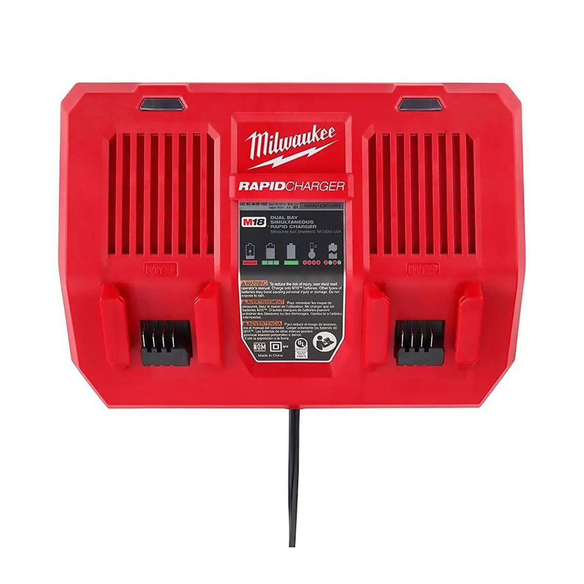 Milwaukee M18DFC 18V Dual Bay Rapid Charger 4932472074