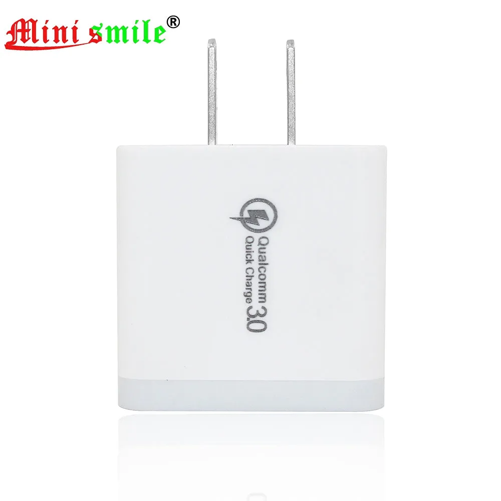 Minismile 18W Smart Travel Quick Charging 3.0 Charger Power Adapter for Xiaomi