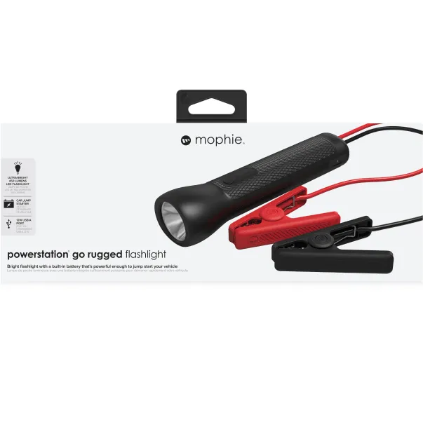 Mophie Rugged Powerbank Charger Car Jump Start Go Flashlight Torch 401107705