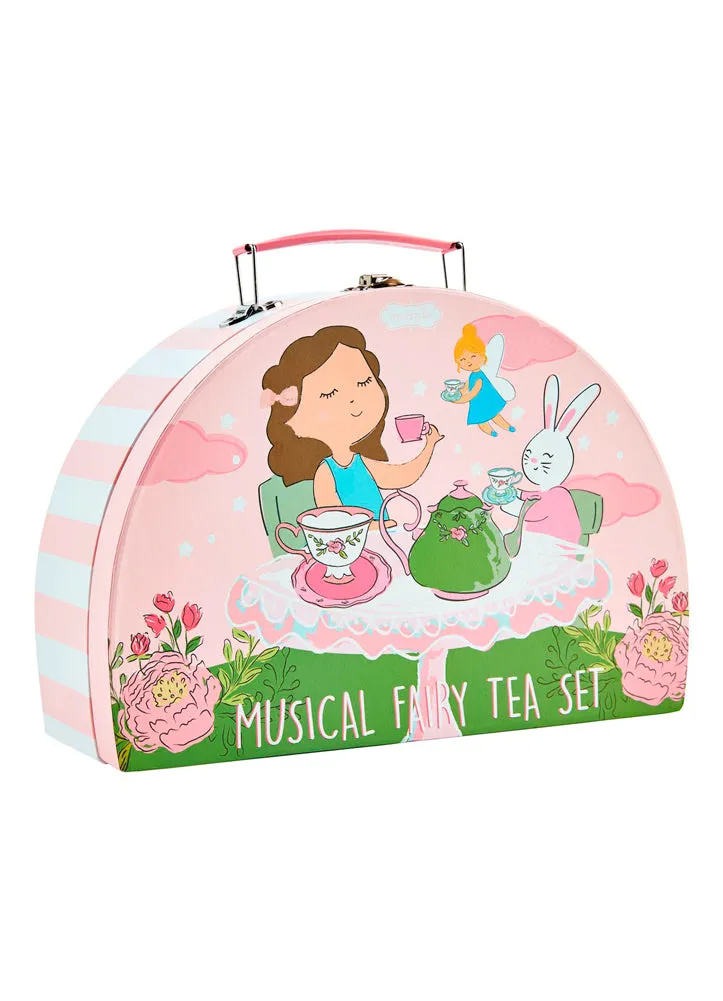 Musical Tin Tea Set by Mud Pie