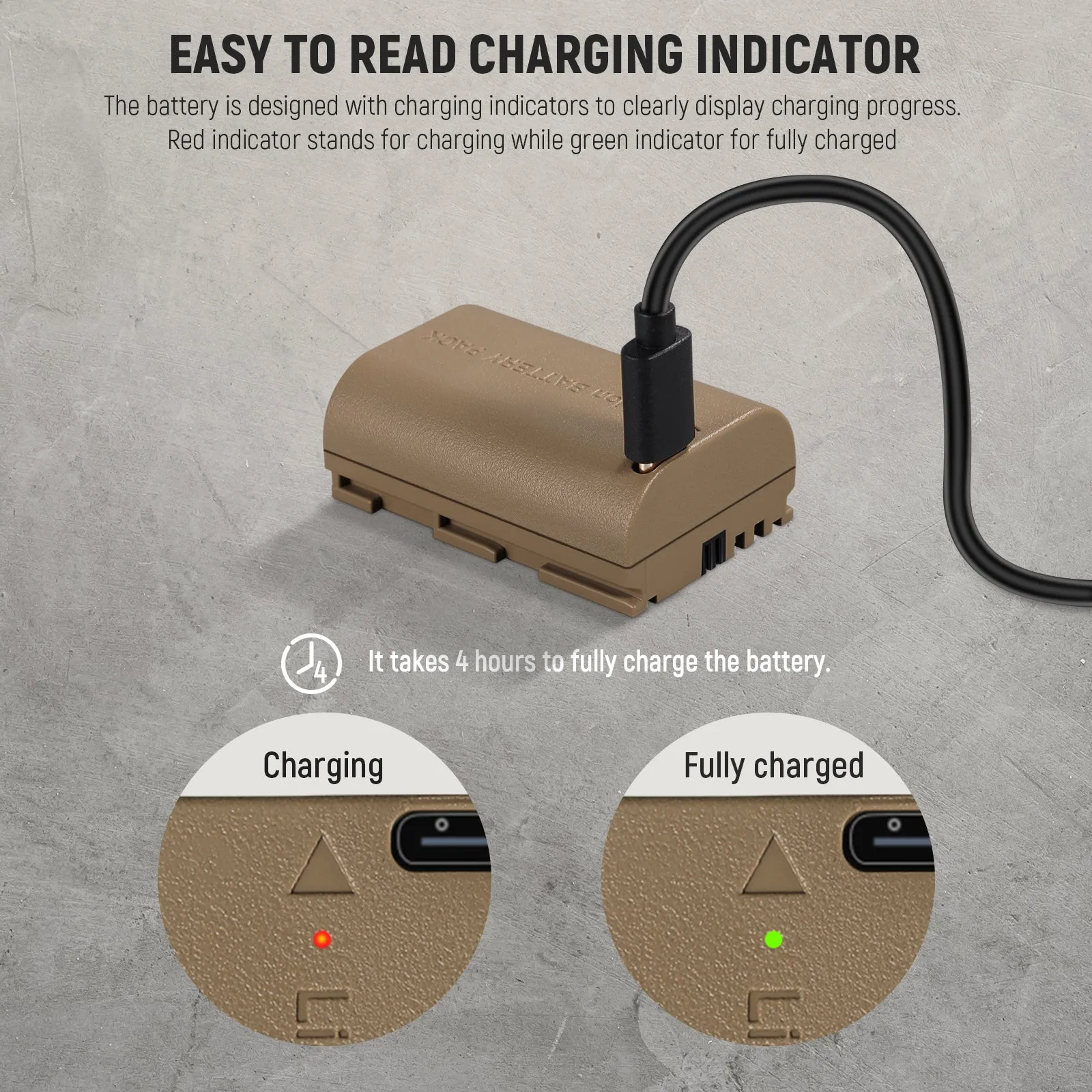 NEEWER LP-E6NH R6 II Rechargeable Canon Camera Battery