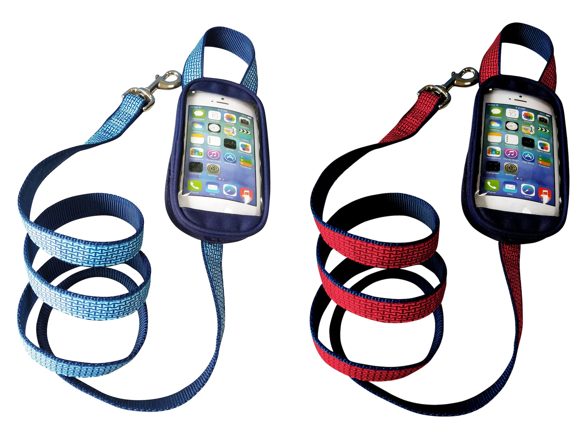 No-Pockets Leash - Durable Ribbon Leash with Waterproof Carrying Case