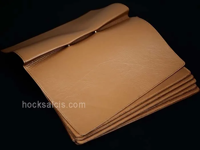 Nubuck Khaki Leather Menu Cover (A4 and A5)