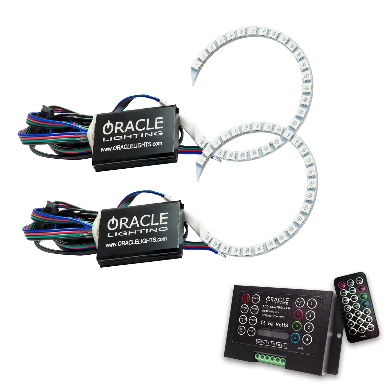 ORACLE Lighting 2015-2021 Dodge Charger LED Projector Halo Kit