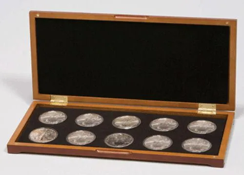 PC-6 Wood Coin Presentation Case