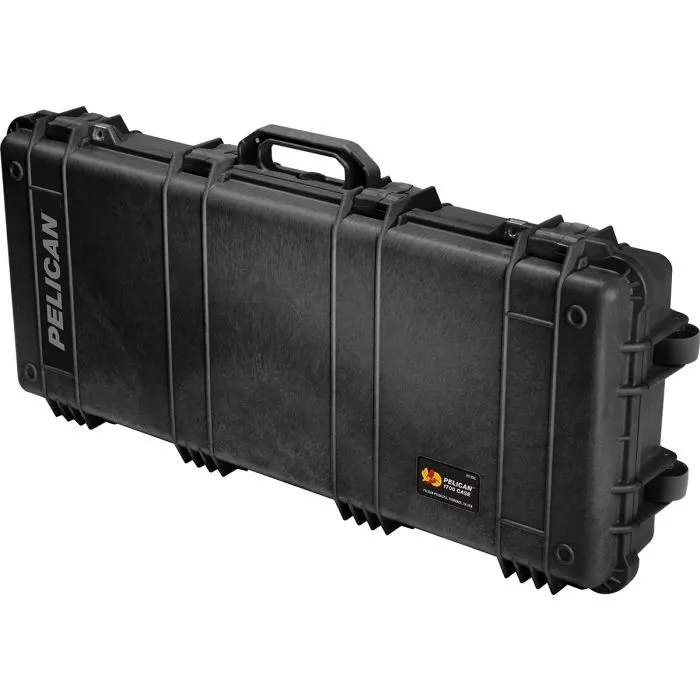 Pelican 017000-0000-110 Protector With Foam Long Case, Black, 1 Each