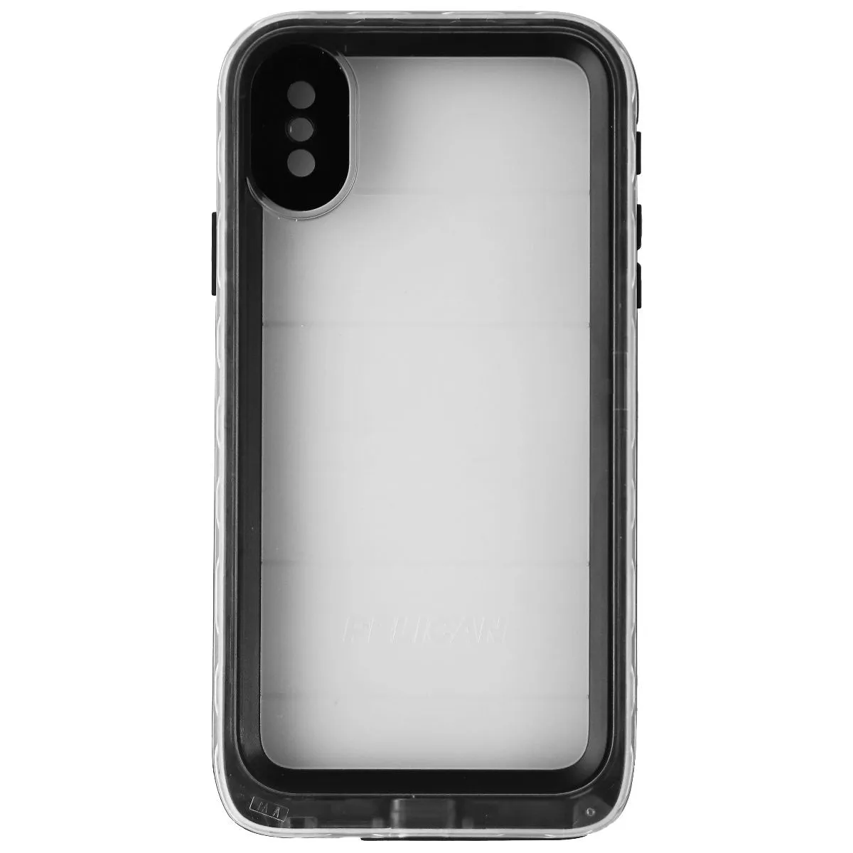 Pelican Marine Series Waterproof Case for Apple iPhone X - Clear / Black