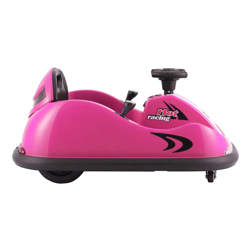 Pink 6V Kids Electric Ride On Bumper Kart with Remote by Rigo