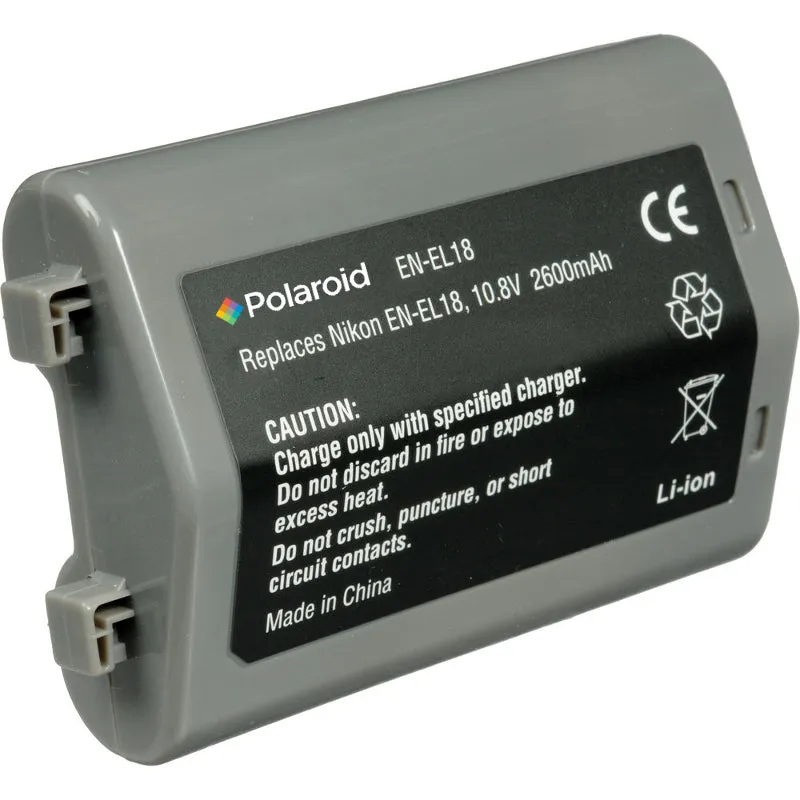 Polaroid EN-EL18 Battery for Nikon Cameras