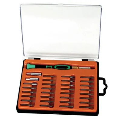 Precision Screwdriver & Bit Set, 33pcs (800-129)