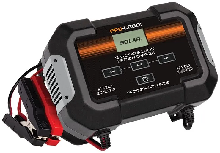 Pro-Rx PL2545 Intelligent Battery Charger/Maintainer with 1-Year Warranty - 3-Stage Charging, 100 Amp Engine Start, Versatile Compatibility (6V/12V Lead-Acid, Gel, AGM)