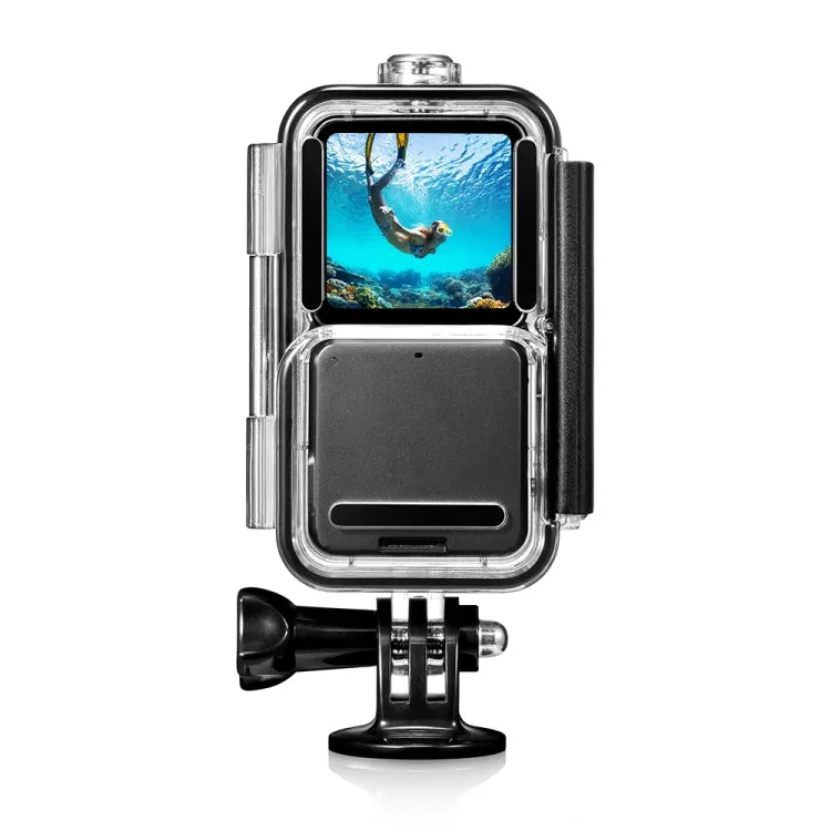 PULUZ 60m Waterproof Housing Diving Case for DJI Action 2 Camera Unit / Action 2 Power Combo / Action 2 Dual-Screen Combo(Transparent)