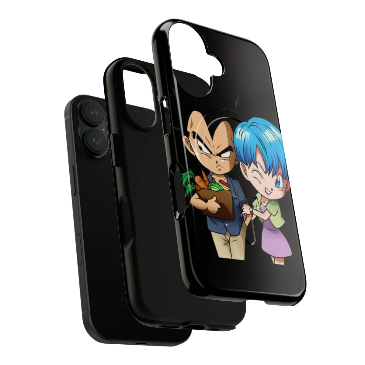 "Dragon Ball Z Vegeta & Bulma" Magnetic Tough Phone Case