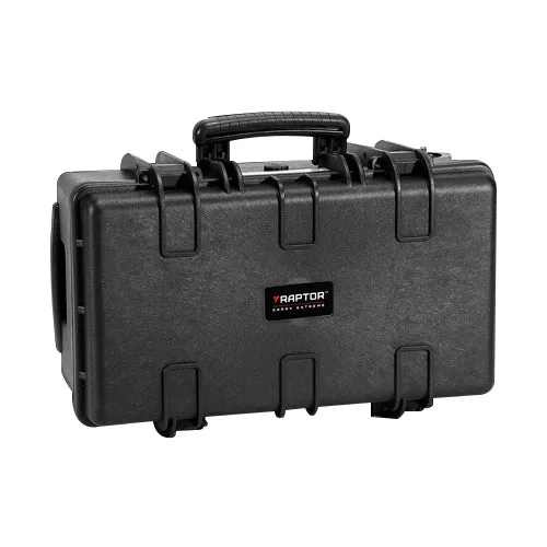 Raptor 5000X Black Hard Case Trolley Dust, Water & Shockproof for Military, Gun, Pistol, Camera, Lens, Medical Tool Box