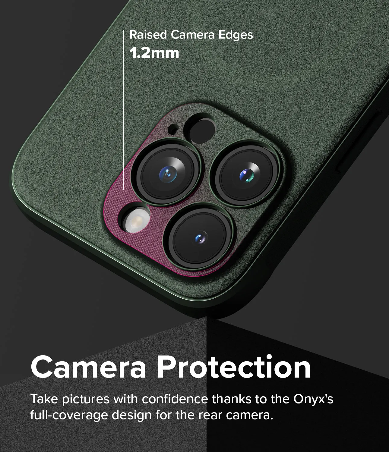 Ringke - iPhone 15 Pro Max Case Cover | Onyx Magnetic Series | Dark Green