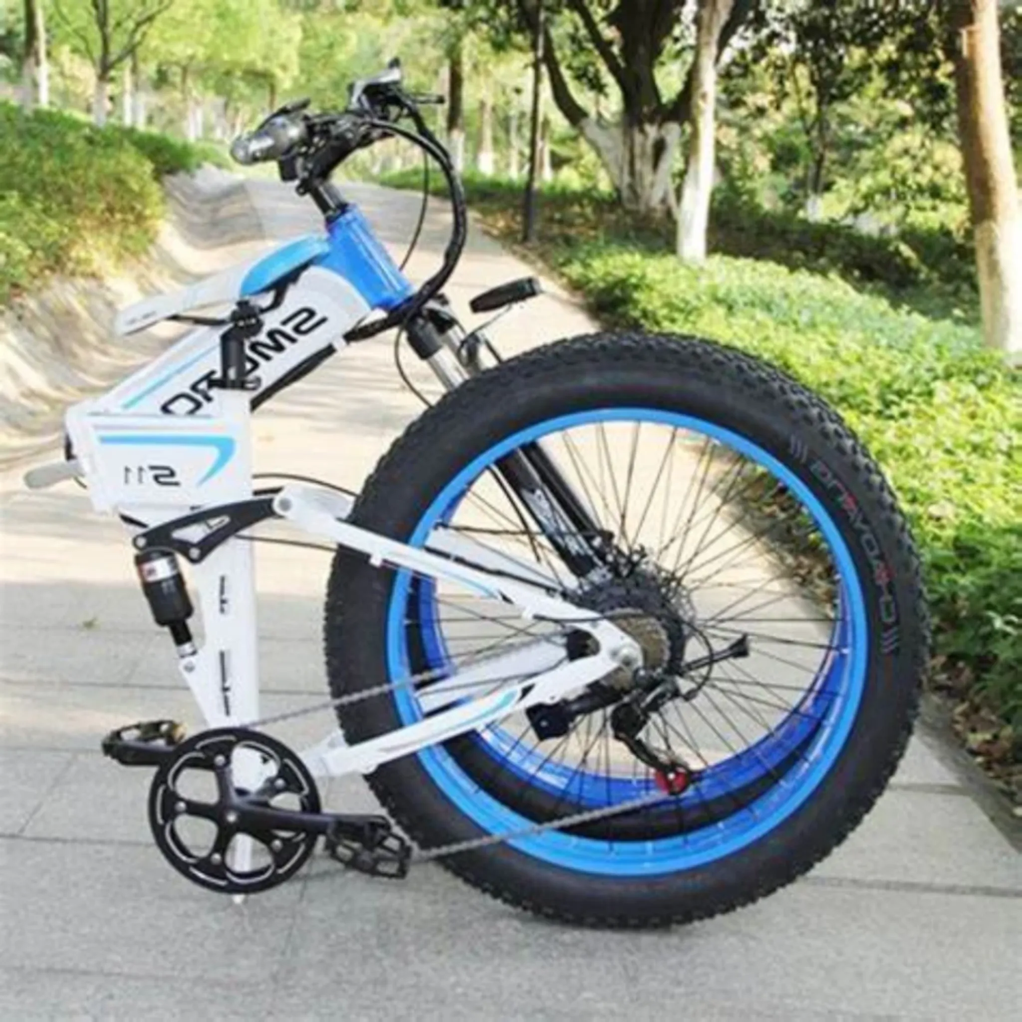 S11  Folding Dual Suspension Electric Bike 26inch